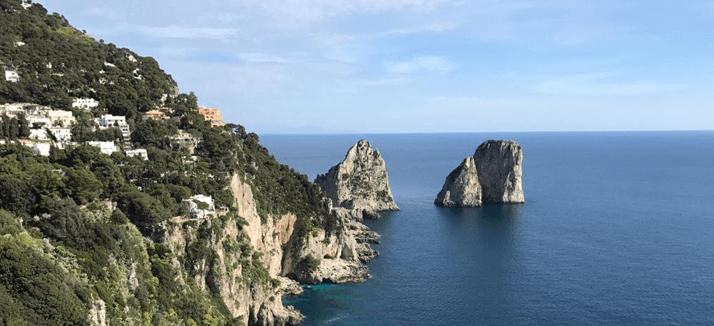 Capri Day Tour reaching Naples by fast train from Rome